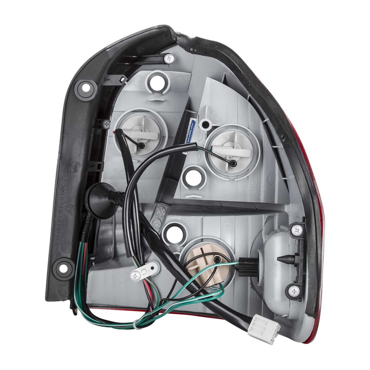 Left TYC Tail Light Assembly Compatible with 2001-2004 Hyundai Santa Fe