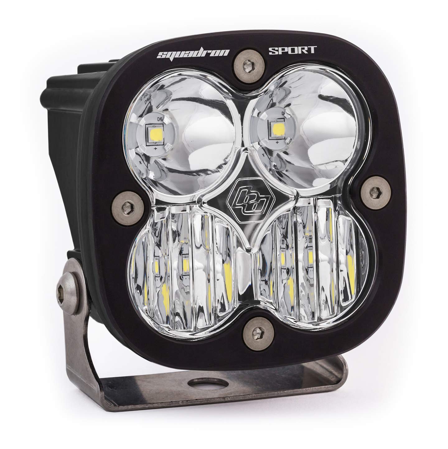 Led Light Pod Black Driving/Combo Pattern Clear Squadron Sport Baja Designs