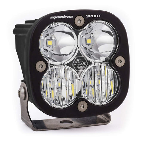 Led Light Pod Black Driving/Combo Pattern Clear Squadron Sport Baja Designs
