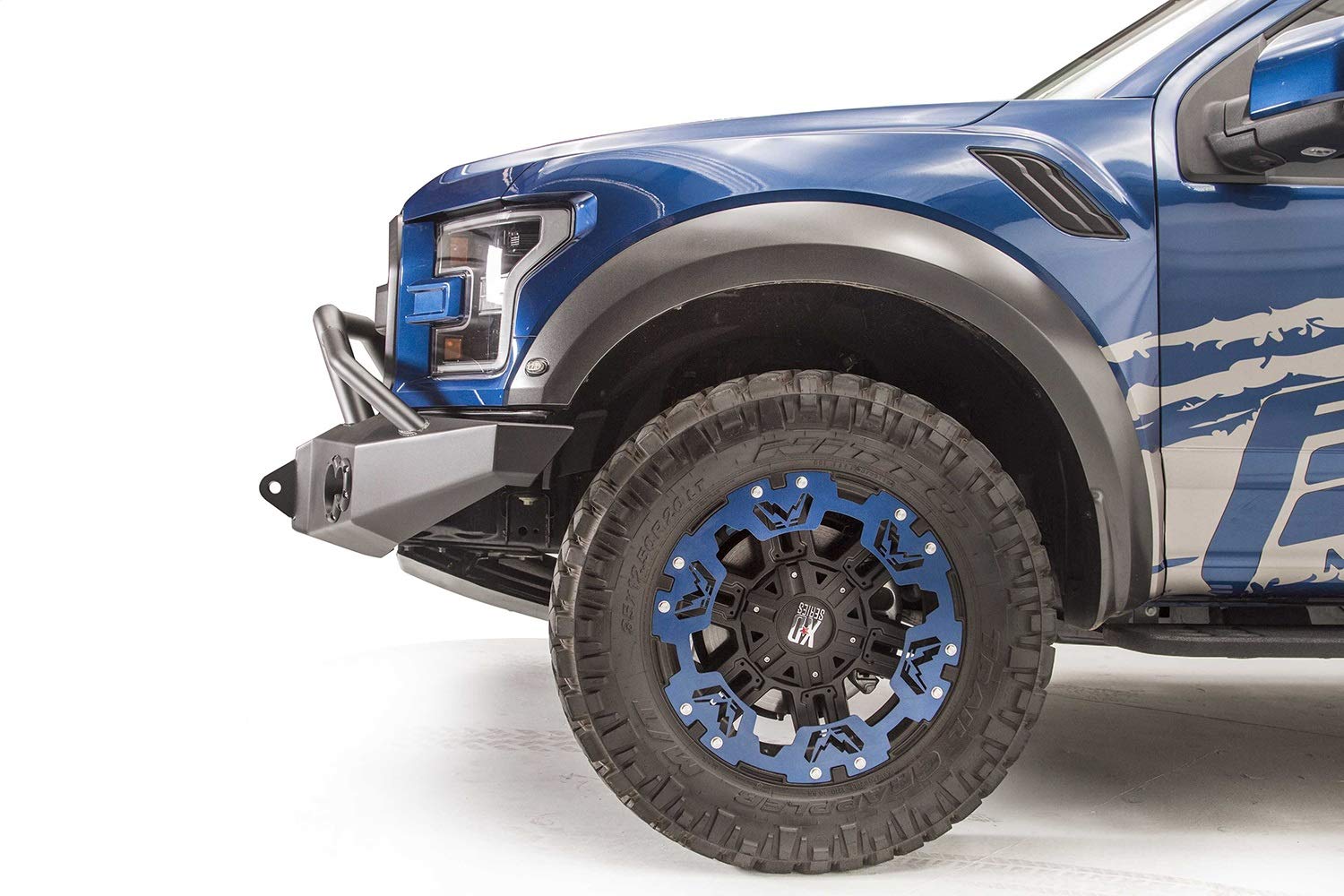 Raptor 17-C Front Bumper with Pre-Runner Guard Bare