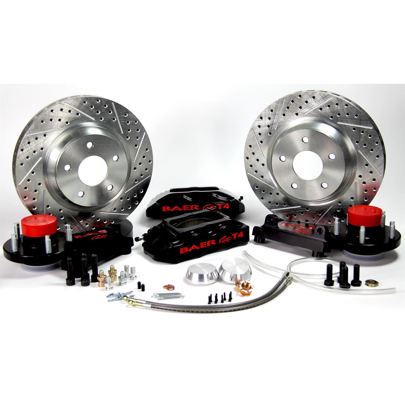 13" Track4 Brake Sys Frt Blk Baer Brakes 69-70 Pont (4301517B)