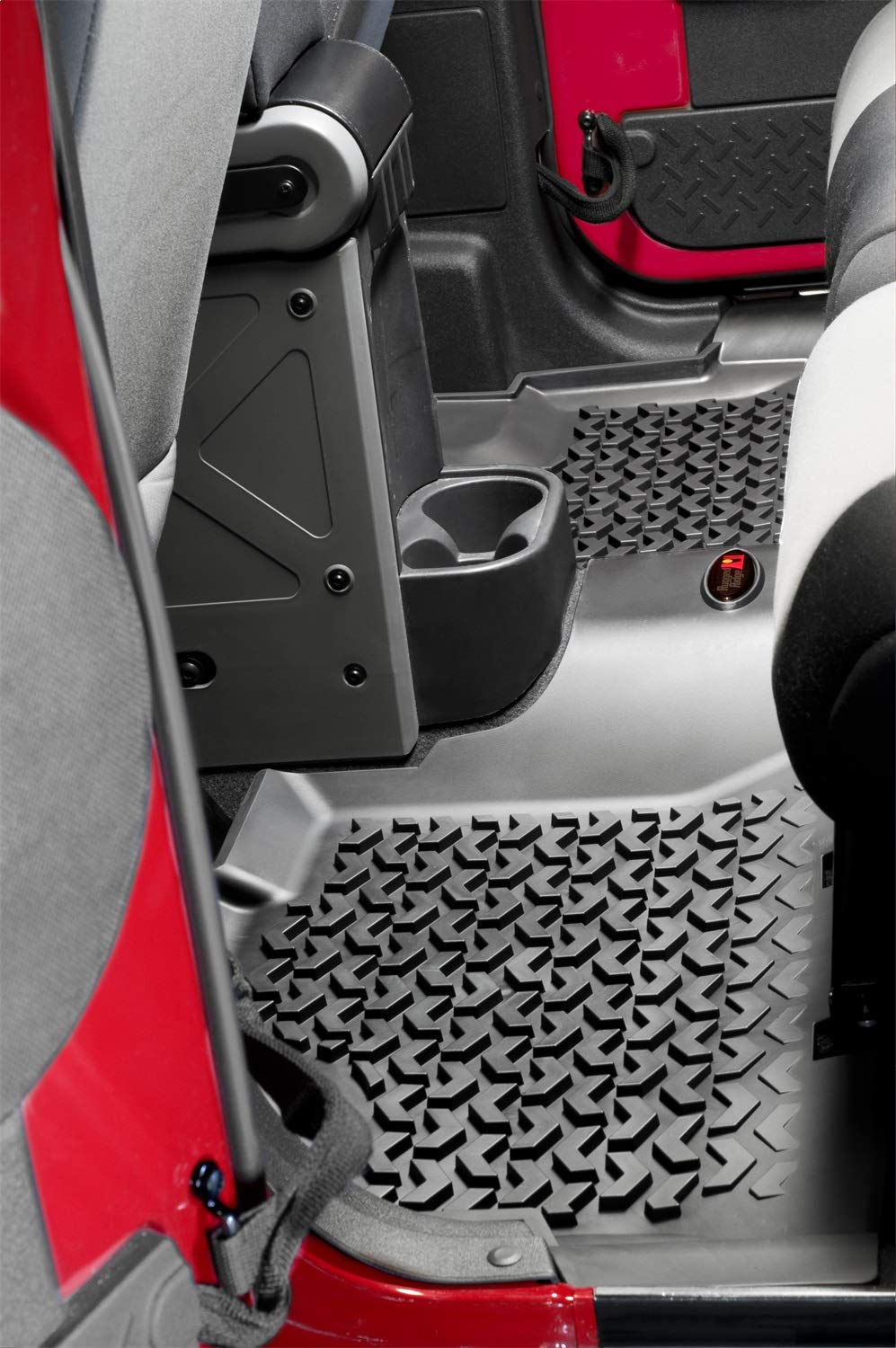 12987.10 Rugged Ridge Floor Liner Set44; 4 Piece44; Black44; 1997-2006 Wrangler TJ And 2004-2006 LJ