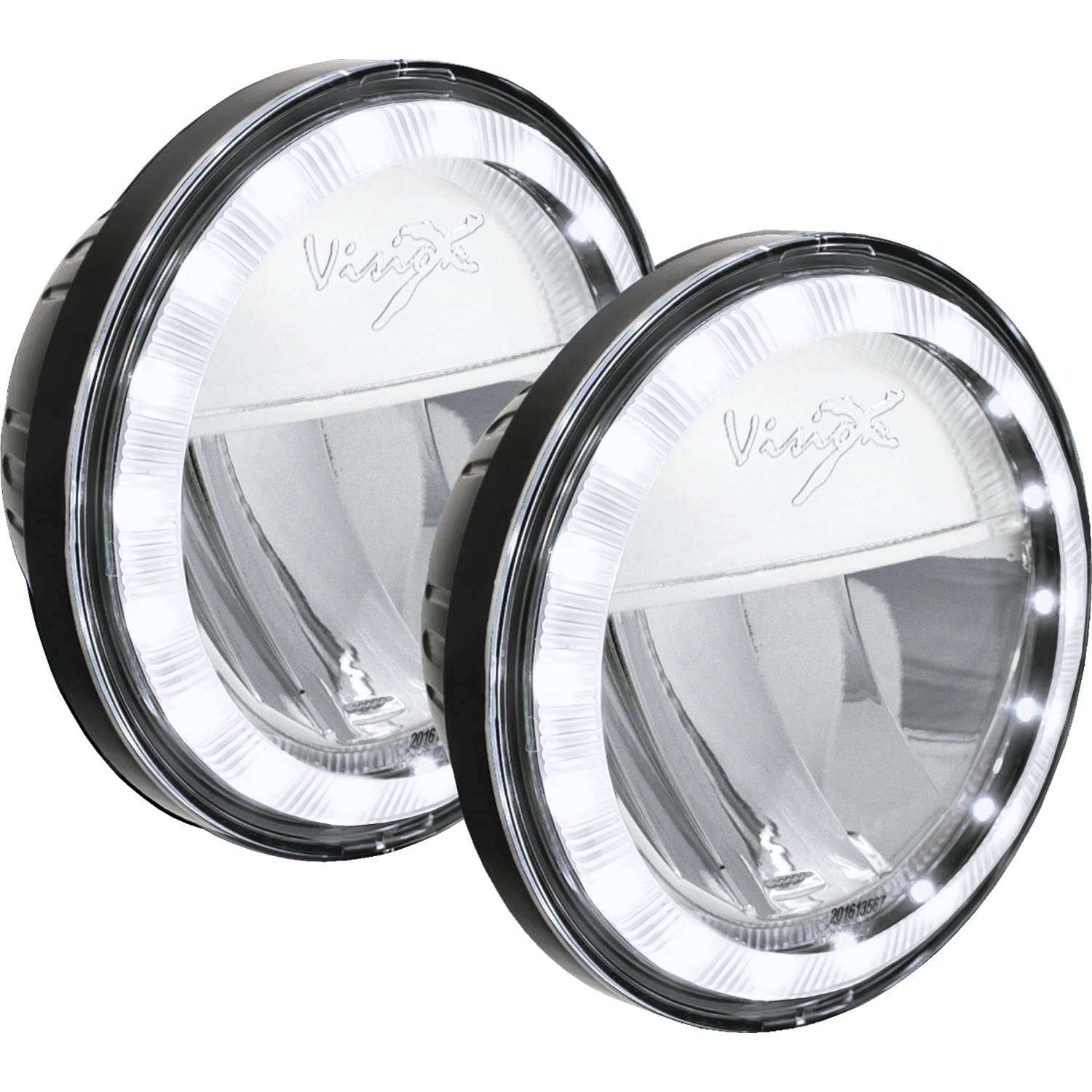 4.5" LED Halo Passing Lamp Upgrade Kit | Chrome XMC
