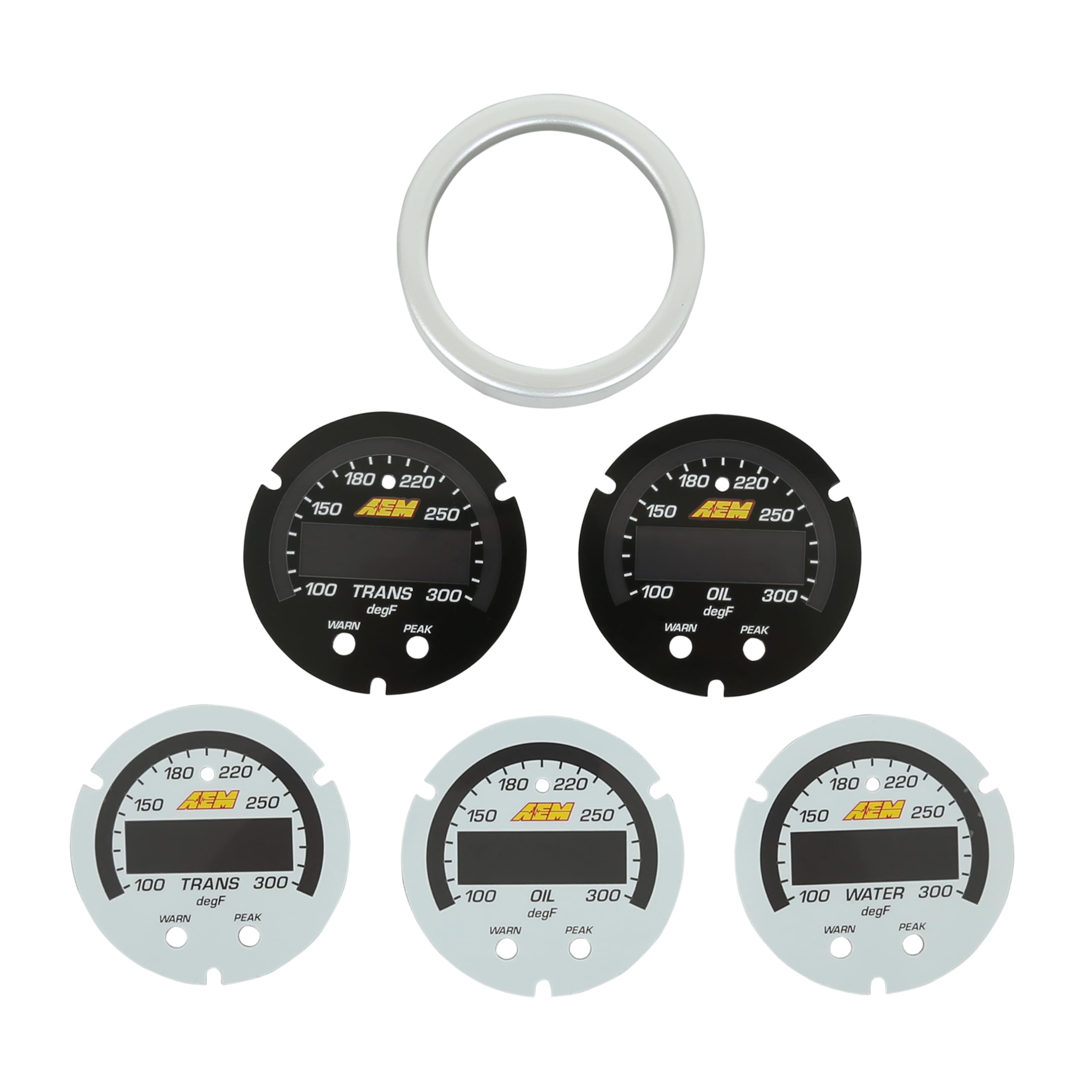 X-Series AEM 30-0302-ACC Temperature Gauge, White
