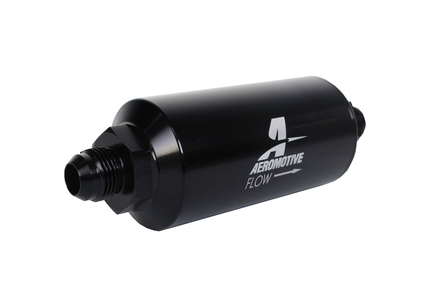 In-Line Aeromotive 12375 Filter, 10-Micron Microglass Element, 2" OD