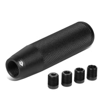 NRG Innovations Universal Aluminum SK-800BK Hidden Gem Short Shift Knob with Thread Adapters, 33mm OD x 120mm H, Black