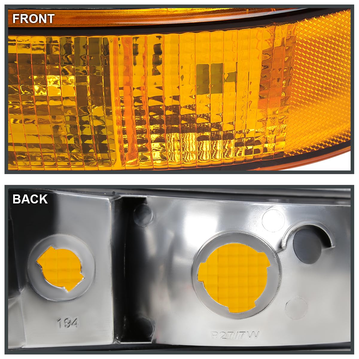 Black Headlights SPEC-D TUNING Compatible with 2003-2023 Chevy Express, GMC Savana