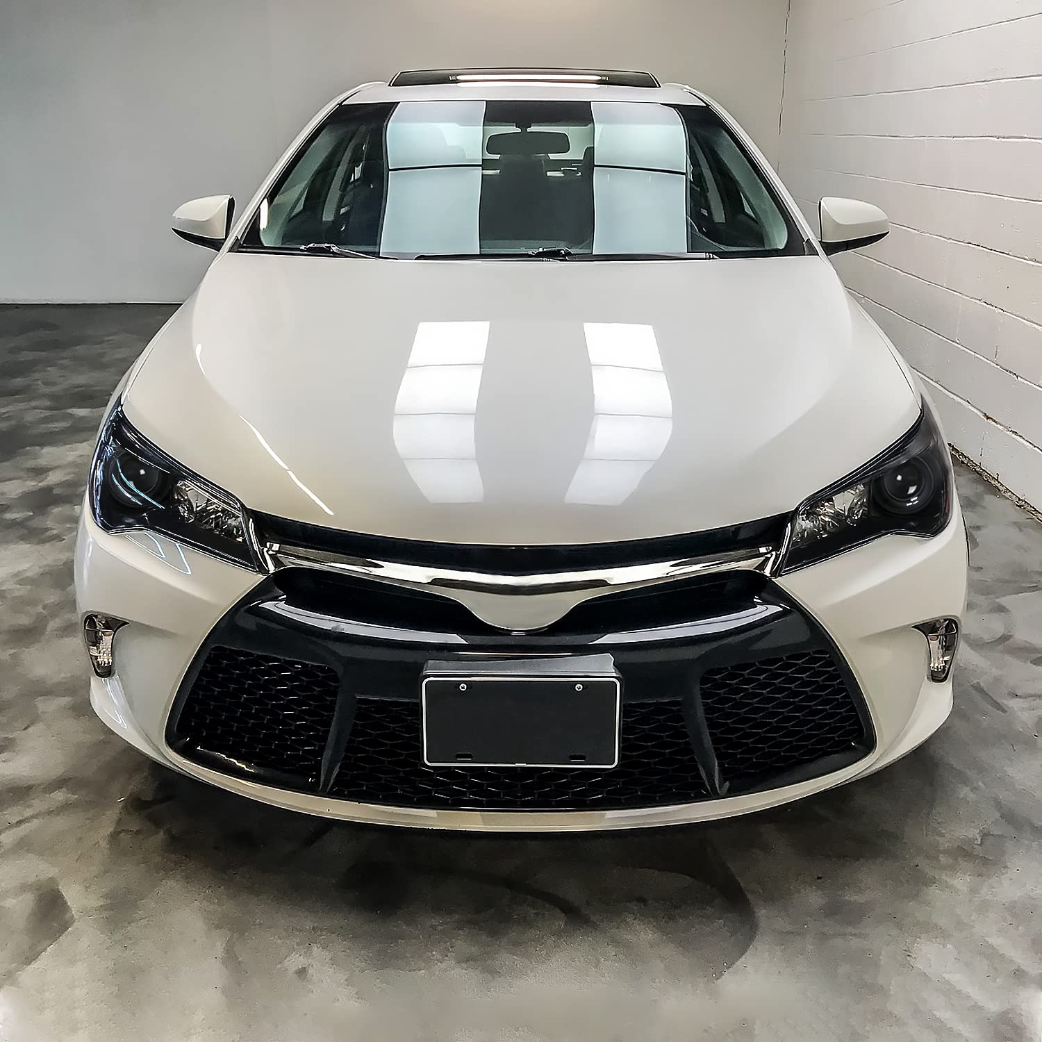 Black Projector Headlights SPEC-D TUNING Compatible with 2015-2017 Toyota Camry, Left + Right Pair Headlamps Assembly