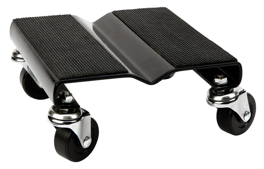 Snowmobile Dolly Performance Tool W41061 Heavy Duty V-Slide with 2.5” PVC Swivel Casters and Rubber Pad Protecting Skis, Black