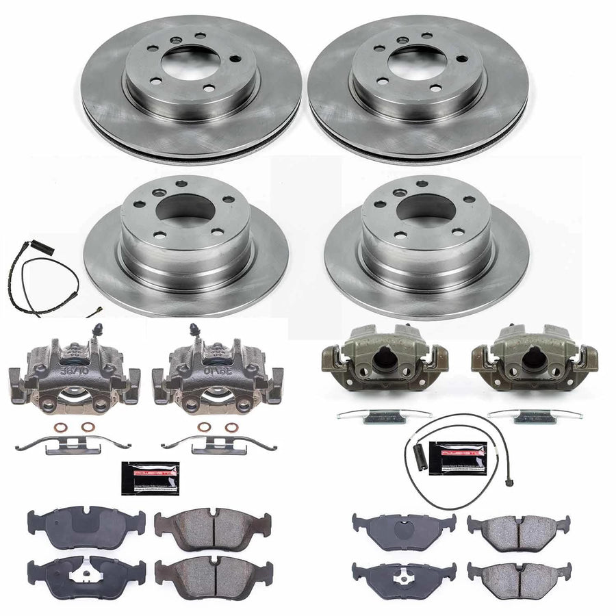 Power Stop KCOE870 Front and Rear Brake Kit-OE Rotors & Z17 ramic Brake Pads Autospecialty For BMW Z3 2001-2002 [Model Specific]