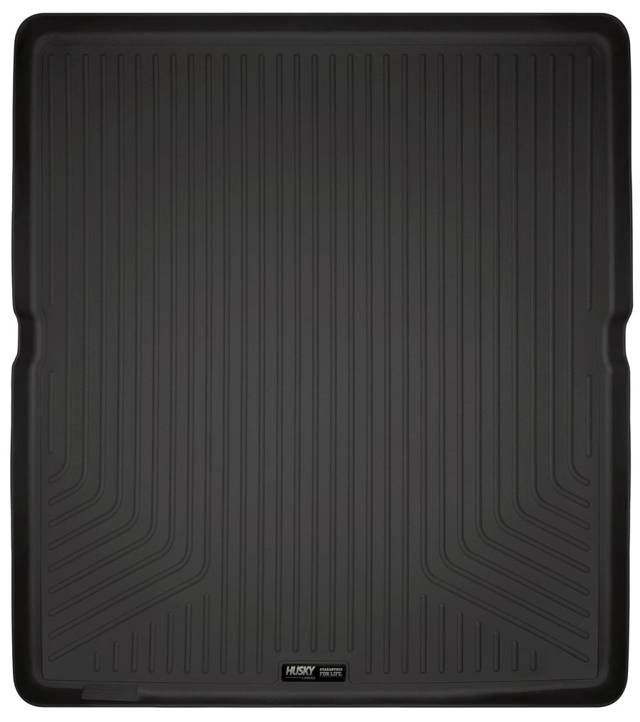 Weatherbeater Cargo Liner Husky Liners | Fits 2007 - 2017 GMC Acadia (2017 Limited Only); 2007 - 2010 Saturn Outlook (to Back of 2nd Row Over Folded Flat 3rd Row) | 1-pc Black - 22031