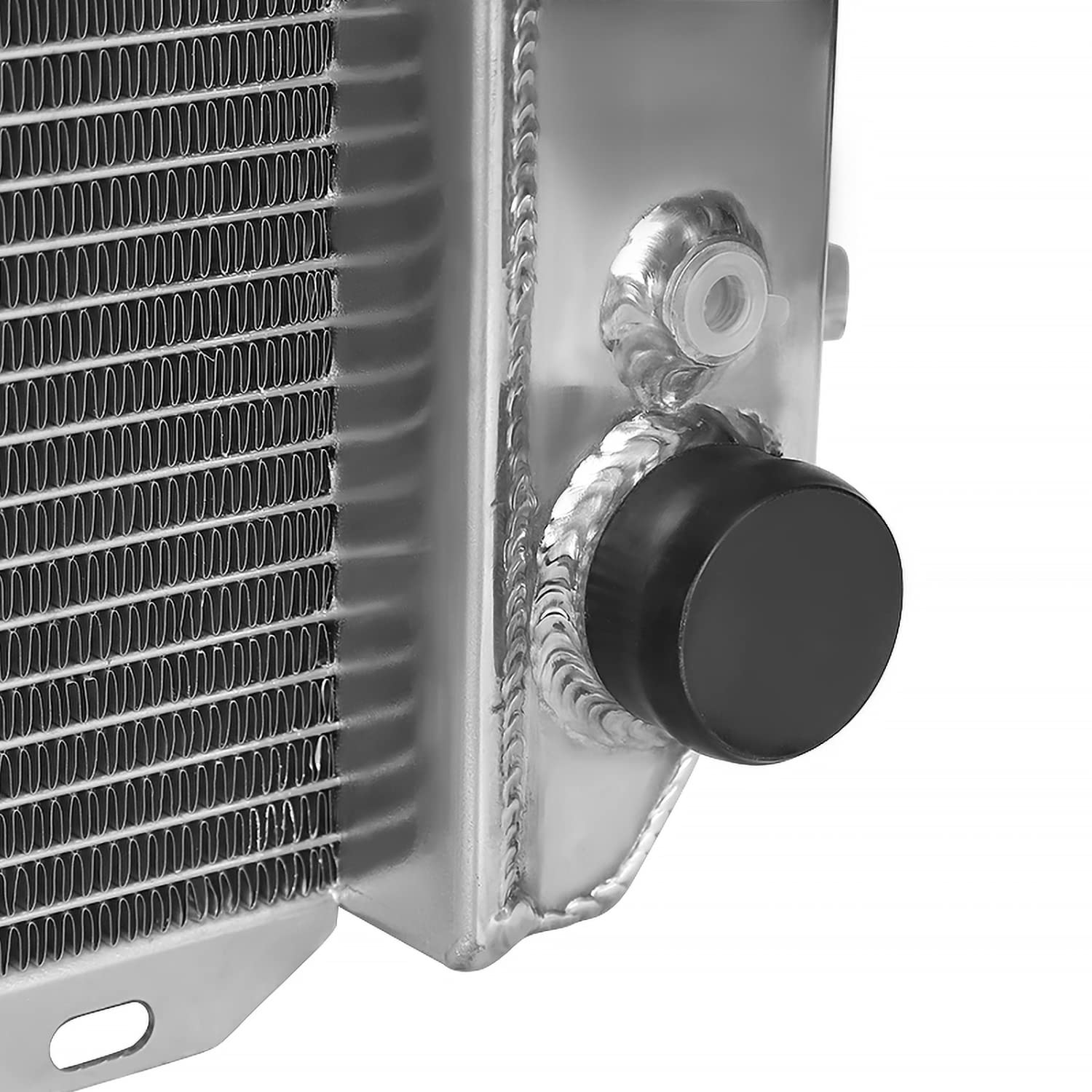 3 Row Core Spec-D Tuning Aluminum Cooling Racing Radiator Compatible with Ford F150 F250 F350 Bronco 1985-1996