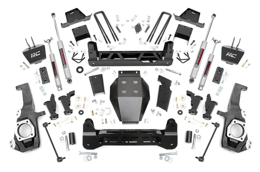 7" Rough Country Suspension Lift Kit for 2020-2024 Chevy/GMC 2500HD 4WD - 11730