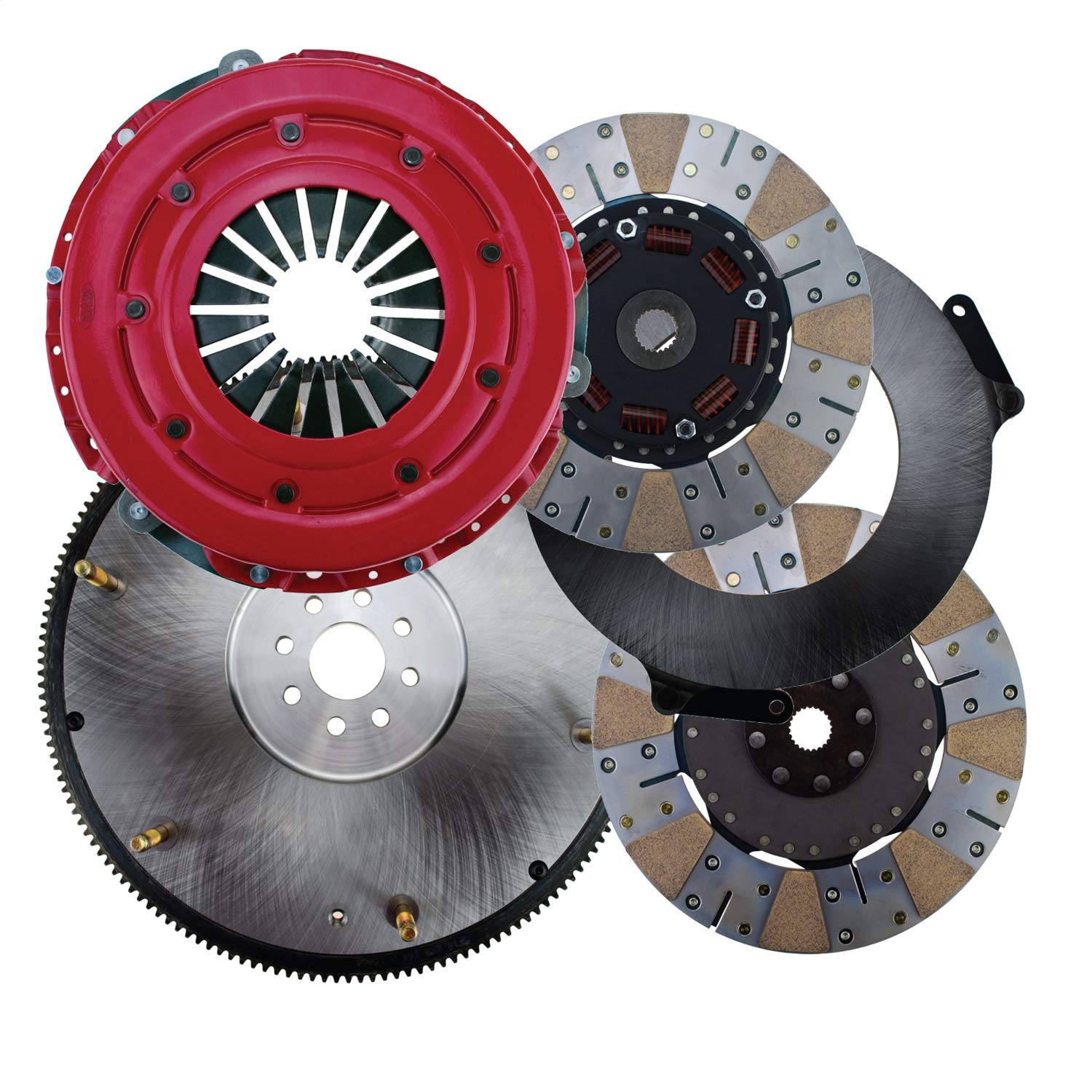 Force Ram 80-2230NS 10.5 in. 900 Series 164 Tooth Count 23 Spline By 1 in. 0 Balance 8 Bolt Incl. Steel Flywheel/Disc/Pressure Plate Force 10.5 in. 900 Series