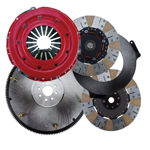Force Ram 80-2230NS 10.5 in. 900 Series 164 Tooth Count 23 Spline By 1 in. 0 Balance 8 Bolt Incl. Steel Flywheel/Disc/Pressure Plate Force 10.5 in. 900 Series