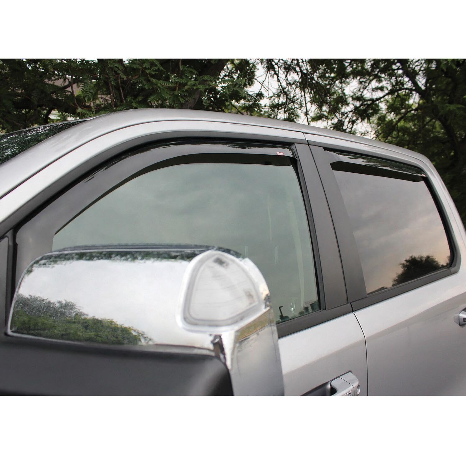 Westin 72-35407 Wind Deflector in-Channel 4pc fits 2019-2025 Ram 1500 Crew Cab (Exc Ram 1500 Classic)