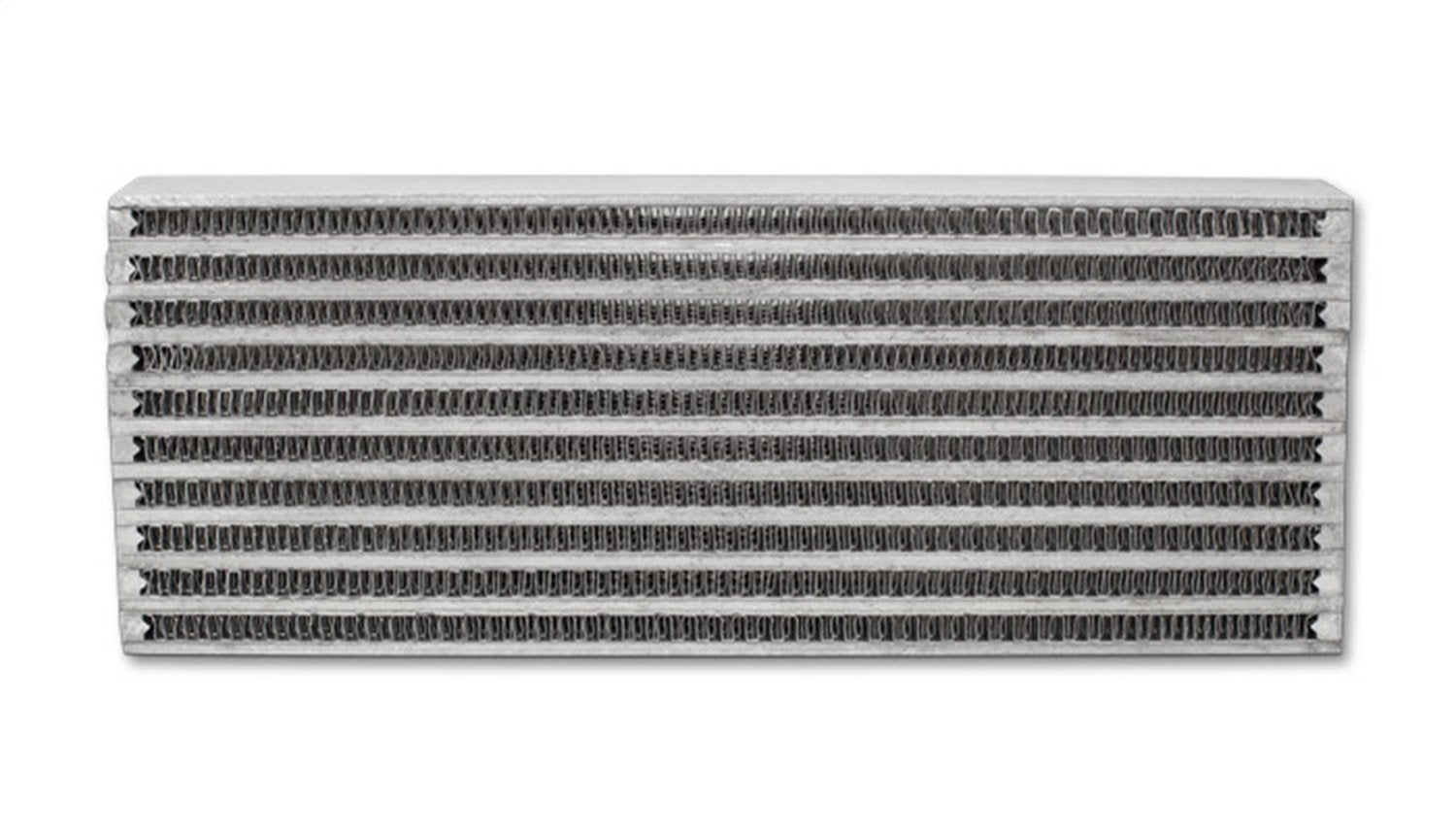 Oil Cooler Vibrant Power 12895, Core only, Horizontal Flow, 4.00 in. Wide x 12.00 in. High x 2.00 in. Thick, Bar and Plate construction, Universal Fit, Aluminum, each