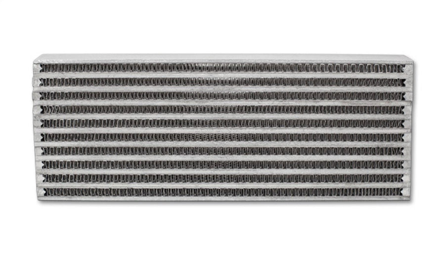 Oil Cooler Vibrant Power 12895, Core only, Horizontal Flow, 4.00 in. Wide x 12.00 in. High x 2.00 in. Thick, Bar and Plate construction, Universal Fit, Aluminum, each
