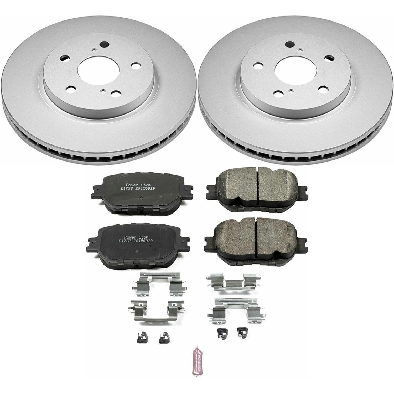 Power Stop Front CRK6990 Z17 Evolution Geomet Coated Brake Kit For Lexus IS250 2014-2015 [Model Specific]