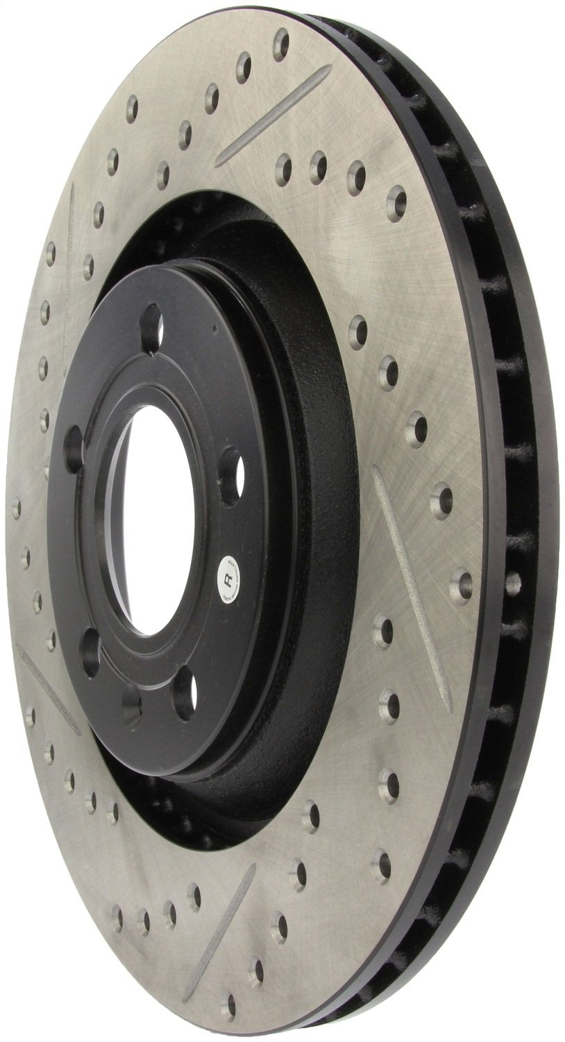 Sport Drilled/Slotted Brake Rotor StopTech 127.33088R (Rear Right), 1 Pack