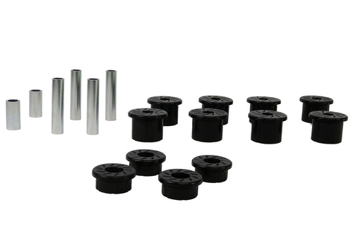 Nolathane Front Leaf Spring and Shackle Bushing Kit REV155.0030 Compatible with Ford 80-97 F-250, Ford 80-97 F-350