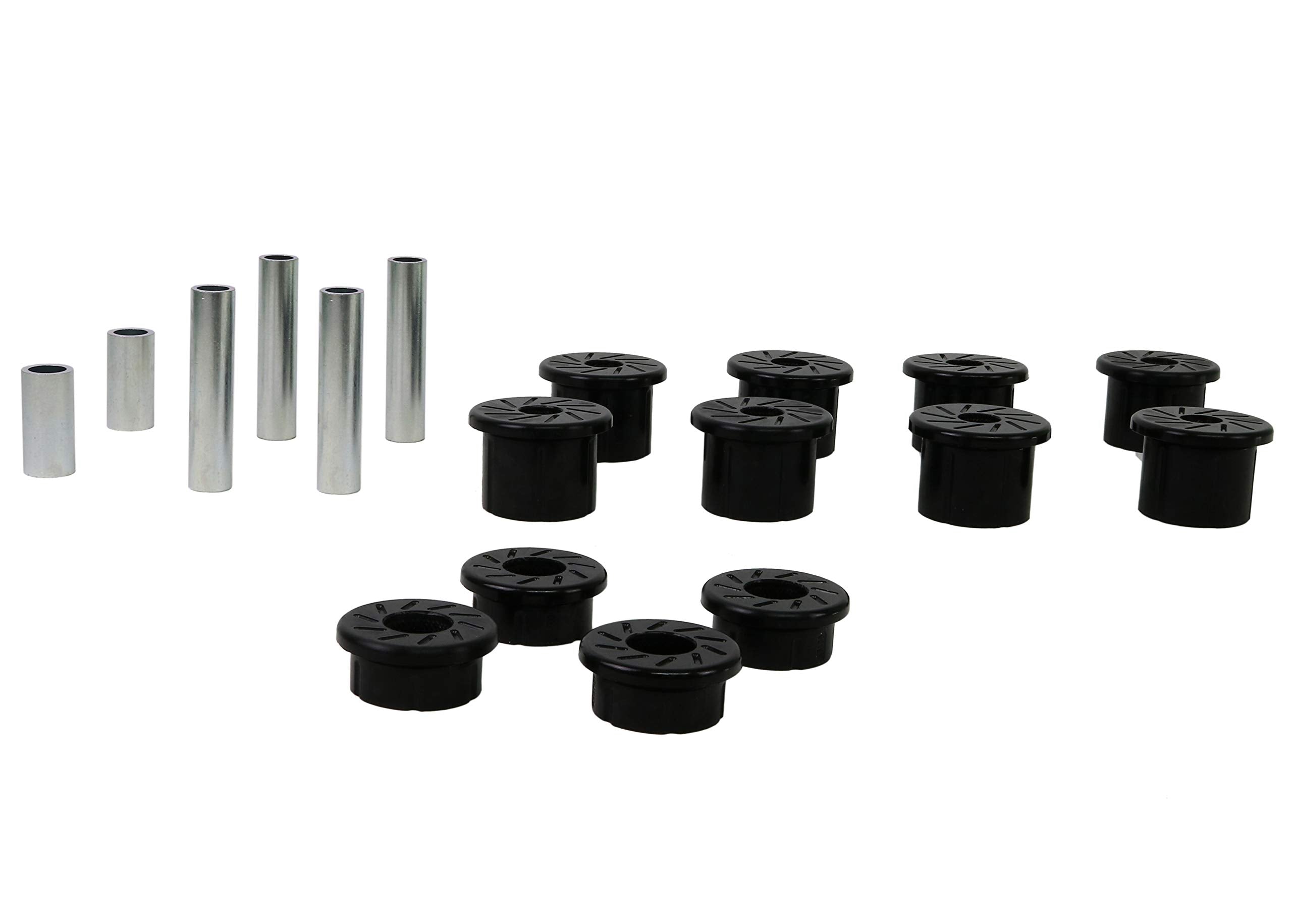 Whiteline W73815 Leaf Spring and Shackle Bushing Kit Front Compatible with 80-97 F-250, F-350