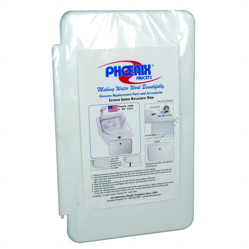Valterra PF267001 Replacement Exterior Shower Door - White Faucets