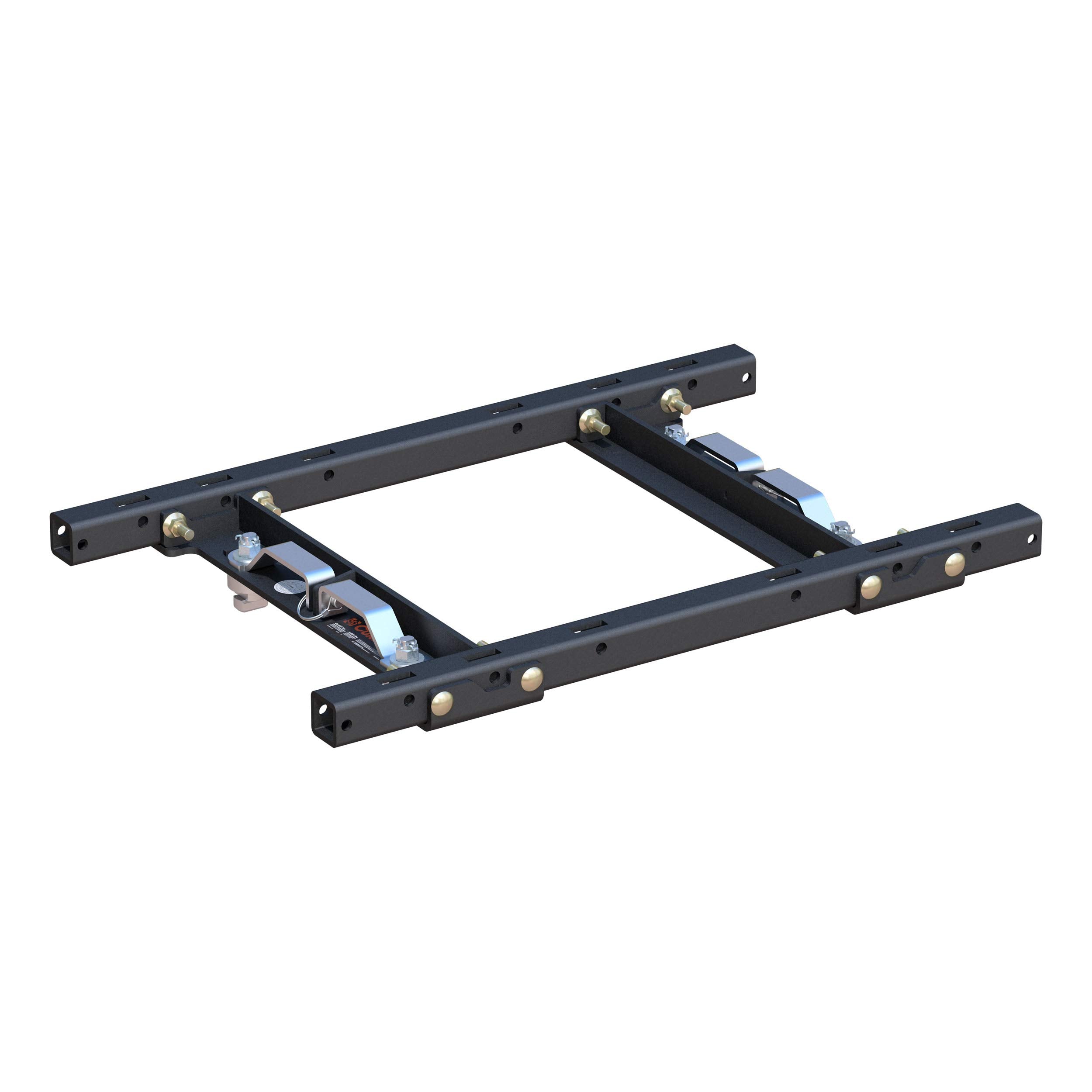 CURT 16027 Silverado Replacement, Sierra 2500, 3500, Ford F250, F350 Puck System 5th Wheel Adapter with Standard Rails, 25,000 lbs