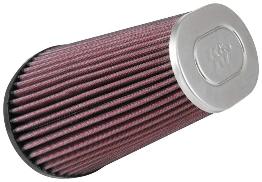 High Performance K&N Universal Chrome Filter: Premium, Washable, Replacement Engine Filter: Filter Height: 7.5 In, Flange Length: 0.84375 In, Shape: Oval Tapered, RC-5063