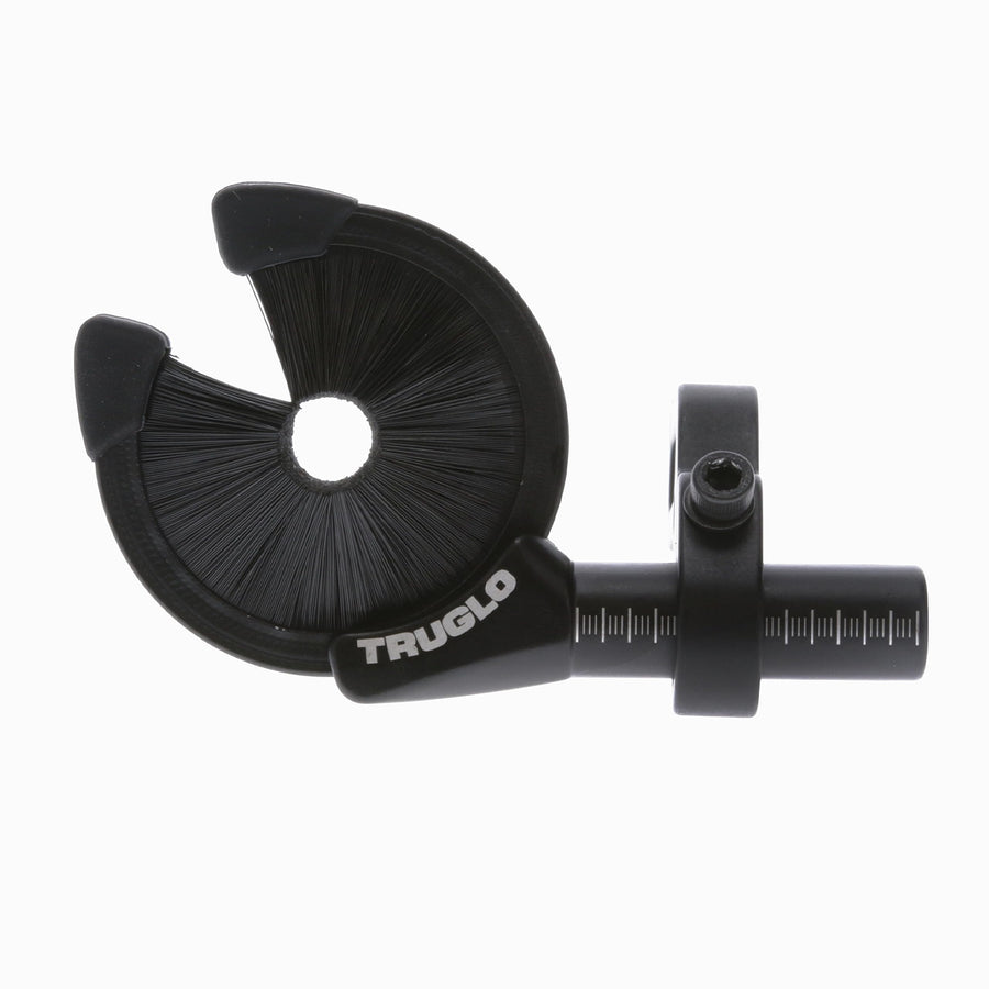 EZ-Rest TRUGLO Capture-Style Contained-Brush Left-Hand Convertible Ultra-Lightweight Quiet Tough All-Weather Black Archery Arrow Rest