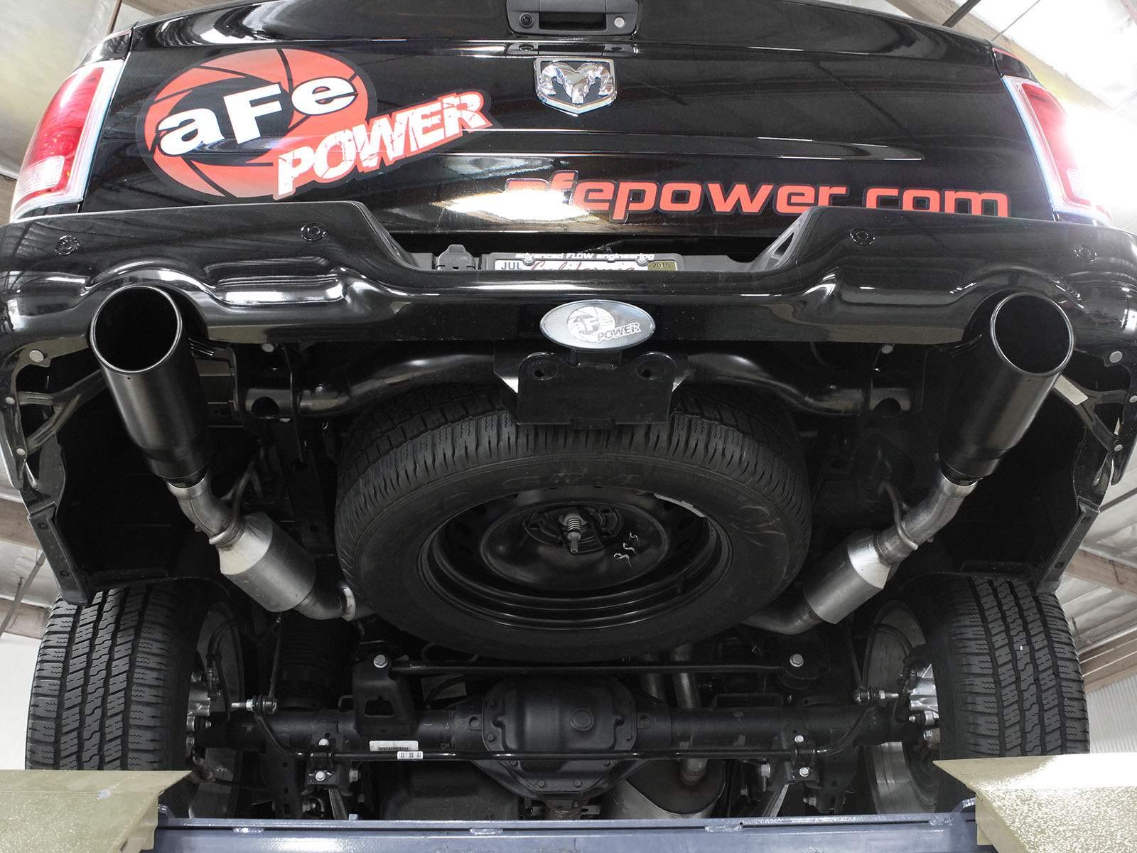 304 Stainless Steel aFe Power 49C42046-B Exhaust Tip Upgrade for RAM 1500 V8-5.7L/V6-3.0L Black