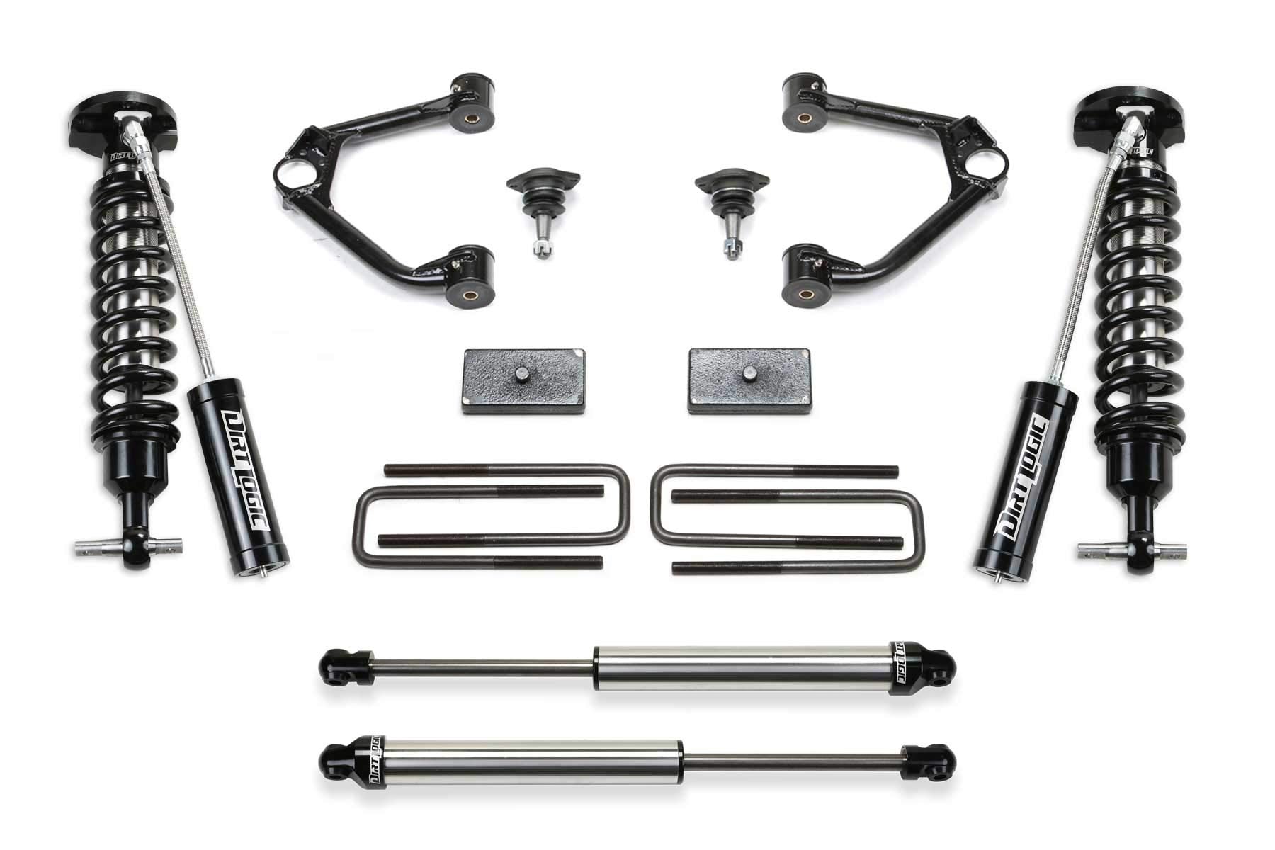 Fabtech K1164DL UCA Ball Joint Lift System w/Shocks 1.5 in. Lift w/Front Dirt Logic 2.5 Resi Coilover And Rear Dirt Logic 2.25 Shocks Lift System w/Shocks