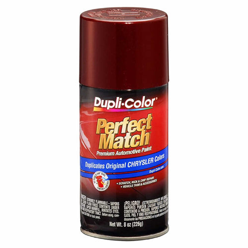 Chrysler Dark Garnet Red Pearl Dupli-Color EBCC04137 Perfect Match Automotive Spray Paint – 8 oz. Aerosol Can