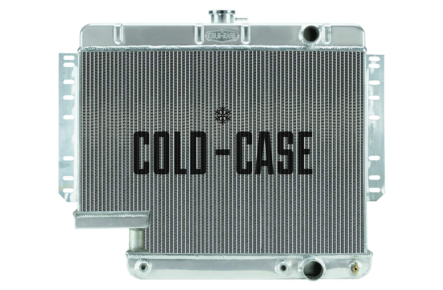 COLD - RADIATORS CASE 61-65 Impala with 500 Steering Box Radiator, Silver (CHI565A-5)