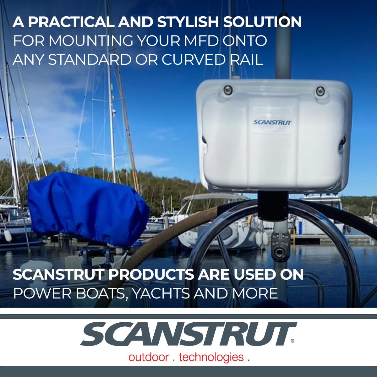 ScanPod Rail Pod SPR-8-RM for displays up to 9"