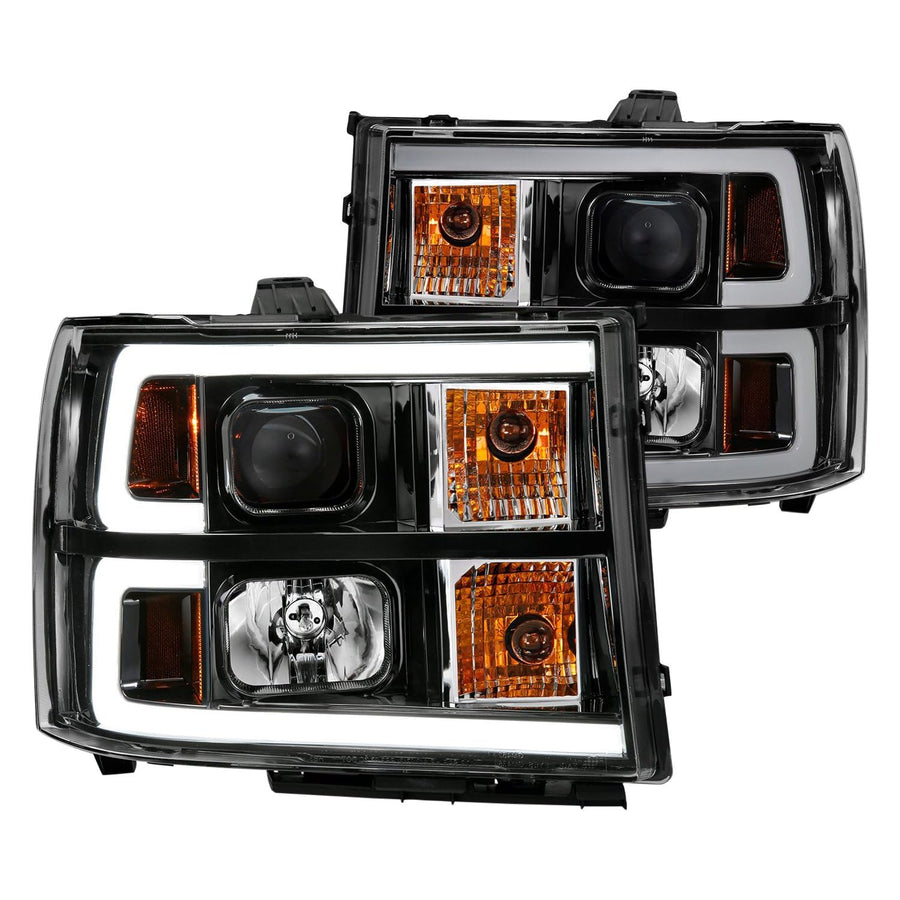 111482 ANZO USA Projector Headlamps Fits GMC Sierra 1500