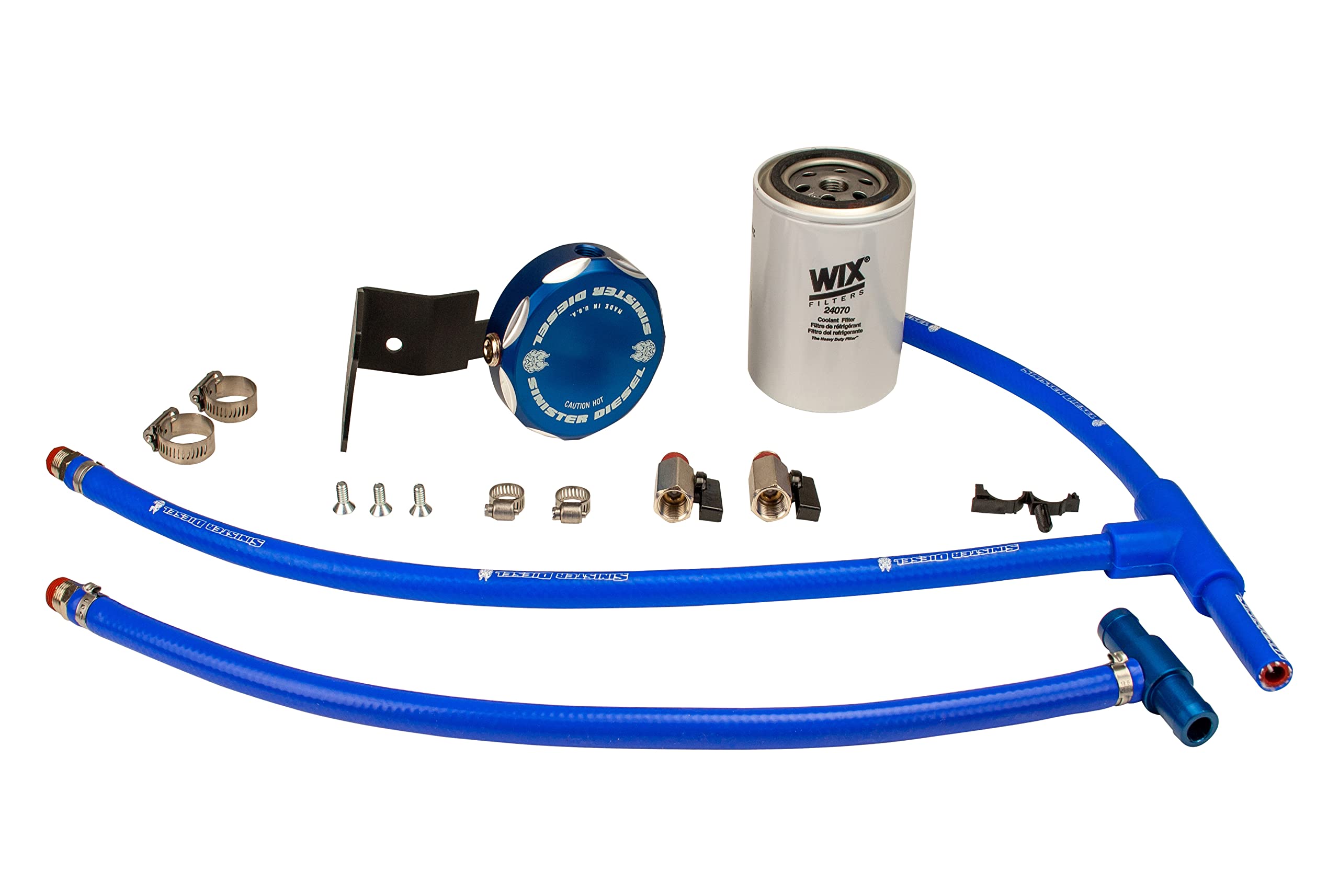 Coolant Filtration System Sinister Diesel for 2003–2007 Ford Powerstroke 6.0L F-250, F-350, and Excursion – Protects Cooling System and Extends Engine Life