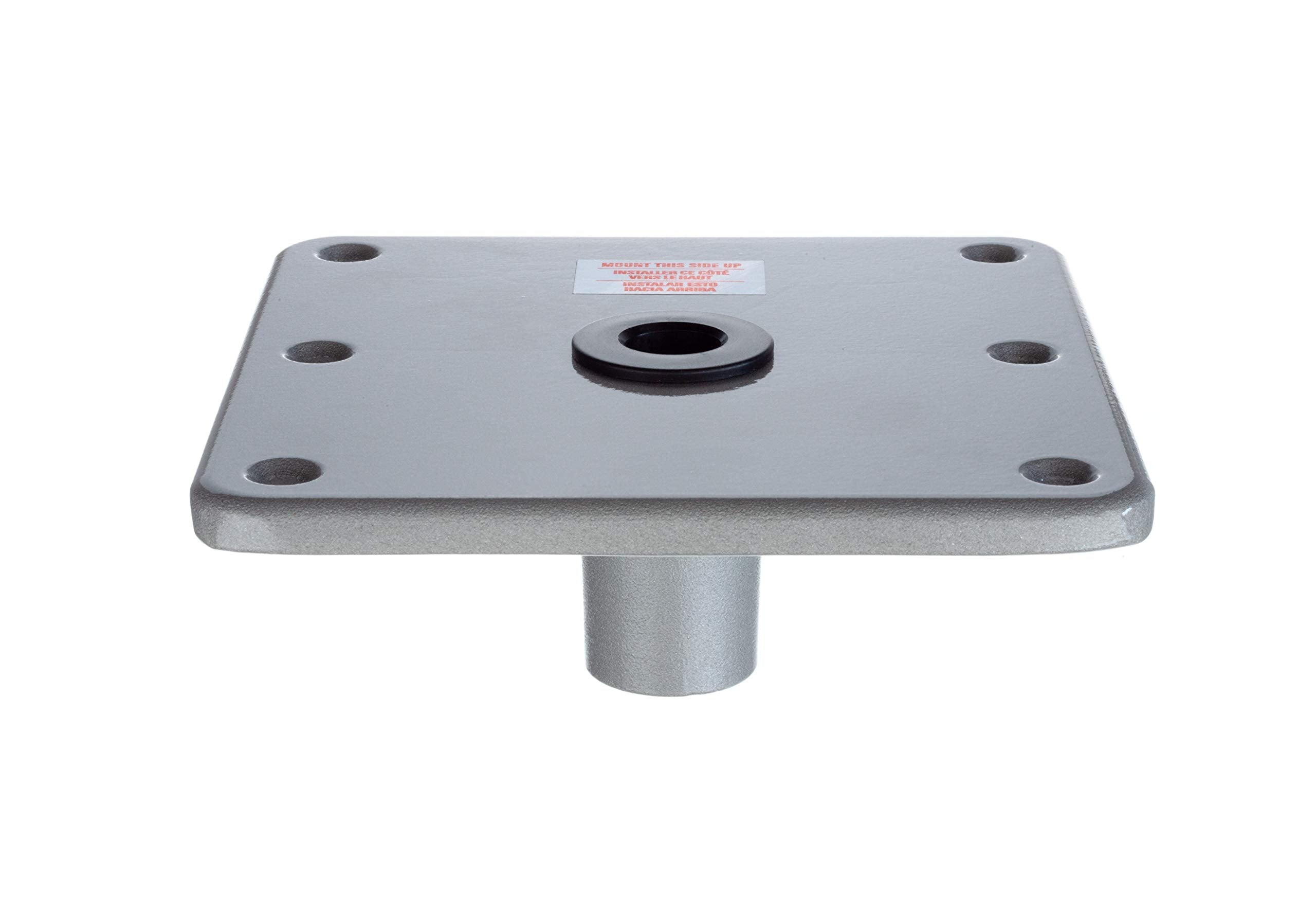 attwood Swivl-Eze Lock'N-Pin Aluminum 7-Inch x 7-Inch Marine Boat 3/4-Inch Pedestal Base SP-67749