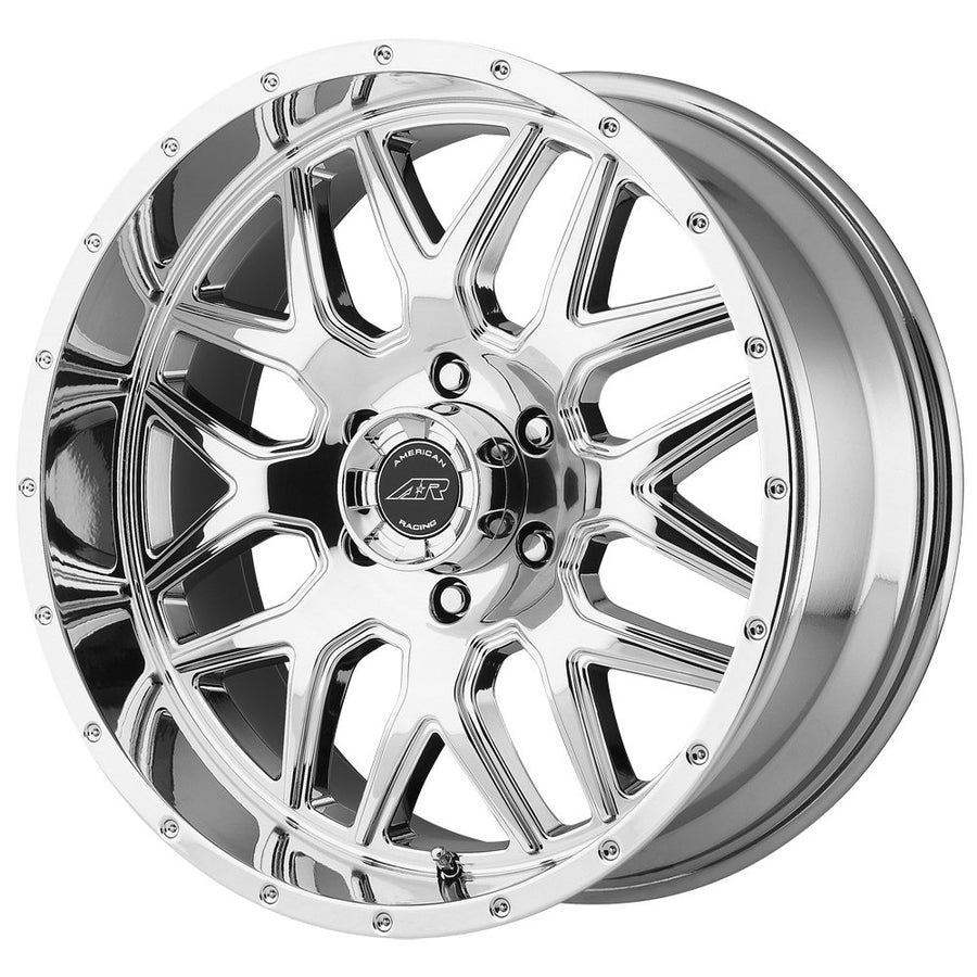 AR910 American Racing Bright PVD Wheel (20x9"/5x139.7mm, +18mm offset)