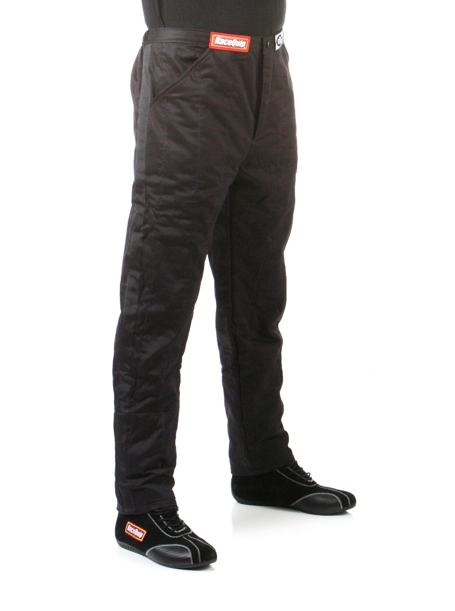 RaceQuip 120 Series 122008RQP Driving Pants SFI 3.2A/5 Black/White Stripe 3XL
