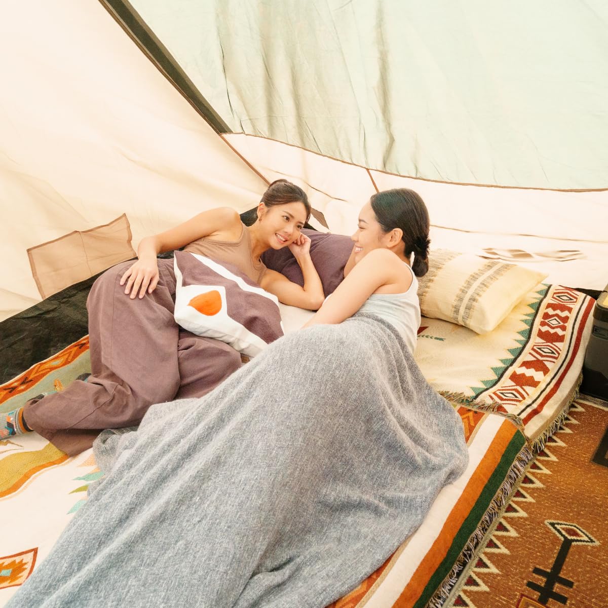 3D Modular Inner Tent Extension for Car Side Awning (TAN), Waterproof UPF50+, Wind Resistant Sleeping Shelter with Aluminum Frame, Expands into a Sleeping Area for Outdoor Camping and Travel
