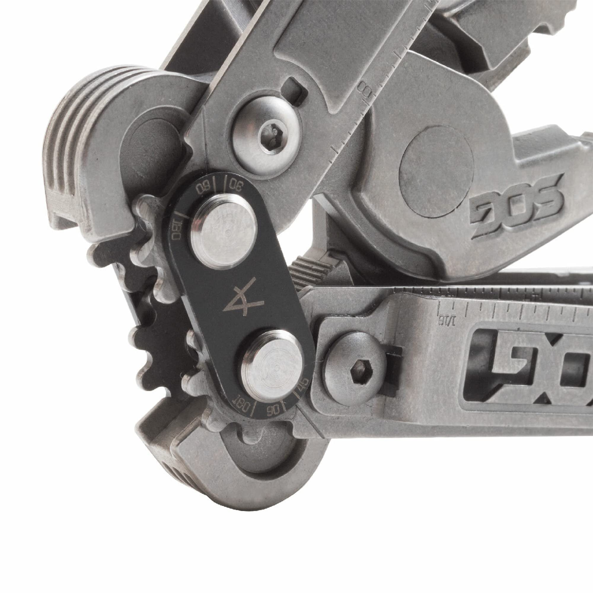 SOG One-Handed PowerAccess Lightweight Daily Pocketable Stainless Steel Multi-Tool for Backcountry 18 Tools, Stone Wash