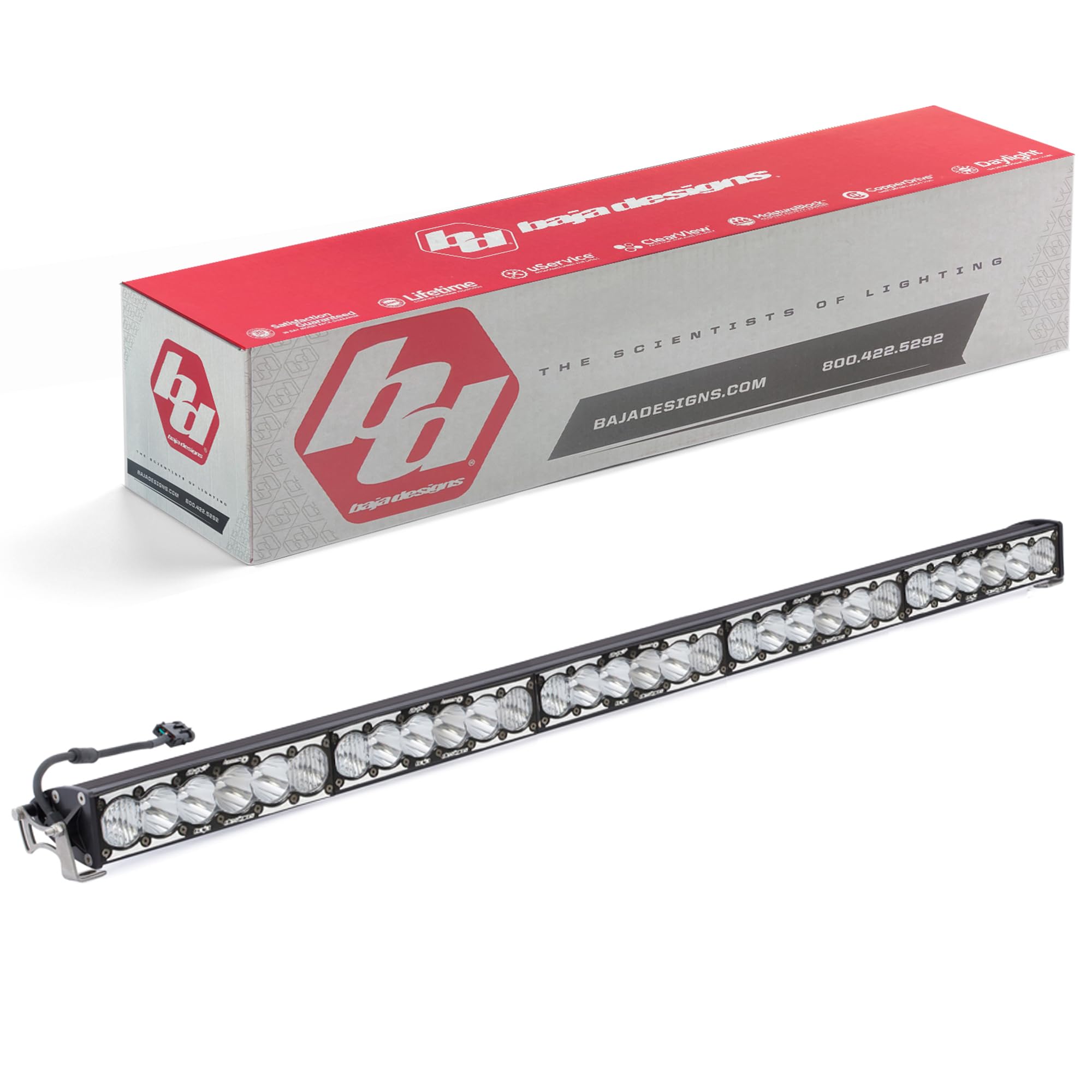 OnX6 Baja Designs Hybrid LED Laser Light Bar - 50-inch