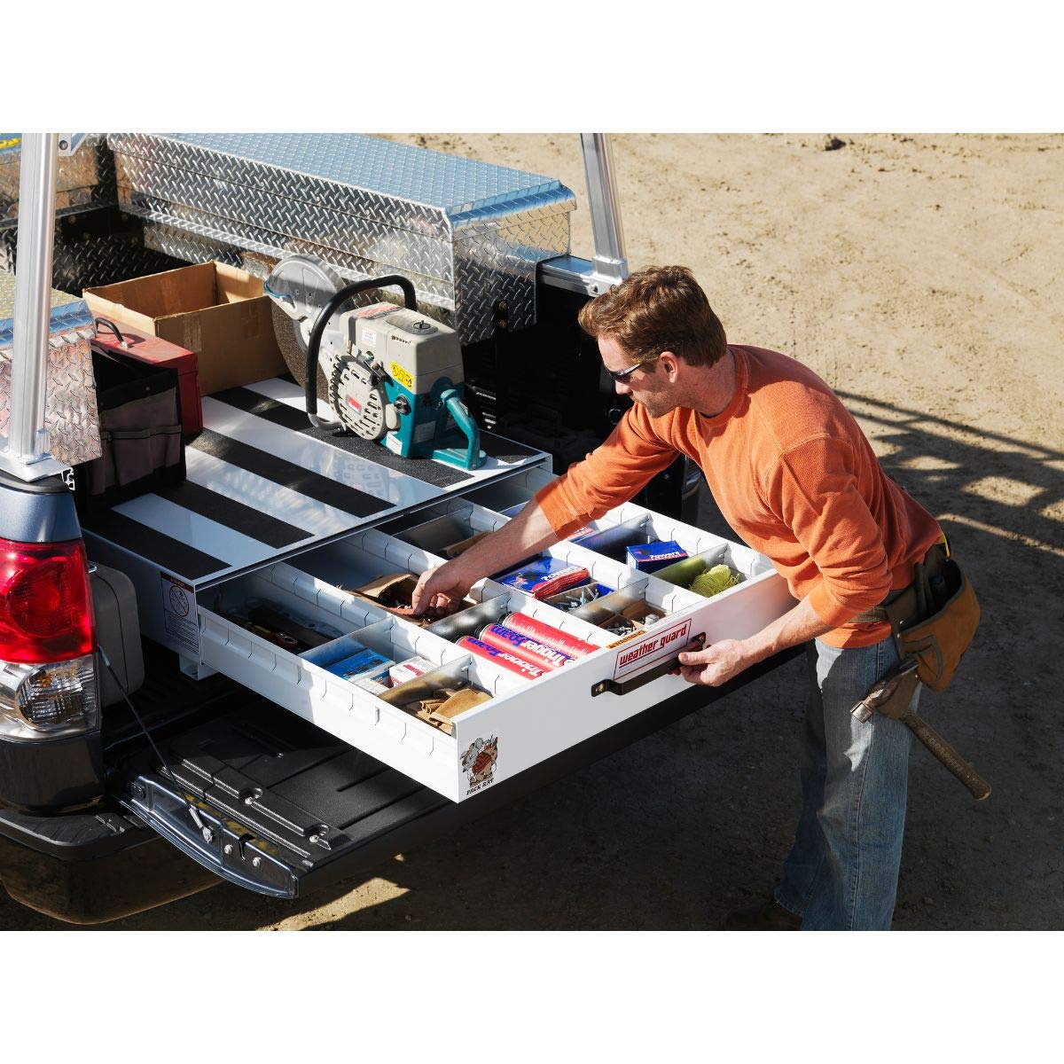 308-3 Weather Guard PACK RAT Drawer Unit, White