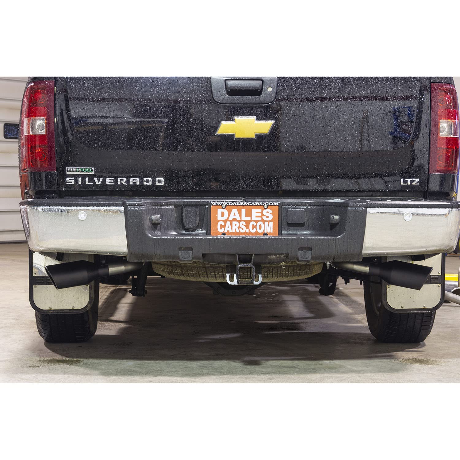 Flowmaster 717822 Cat-Back FlowFX Exhaust Kit 3 Inch to 2.5 Inch Tailpipes Stainless Steel 4.5 Inch Black Tips Compatible with 2009-2013 Silverado Sierra 1500 5.3L 2/4wd 143.5 or 57.5 Inch Wheelbases