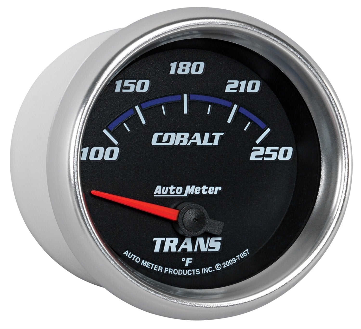 Cobalt Auto Meter 7957 2-5/8" 100-250 F Short Sweep Electric Transmission Temperature Gauge