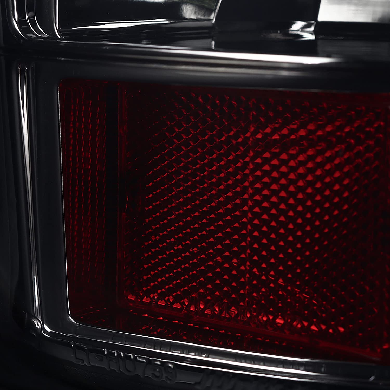Smoke LED Bar Tail Lights SPEC-D TUNING Compatible with 2003-2006 Chevy Silverado 1500/1500HD/2500/2500HD, 2004-2006 Chevy Silverado 3500, Left + Right Pair Assembly