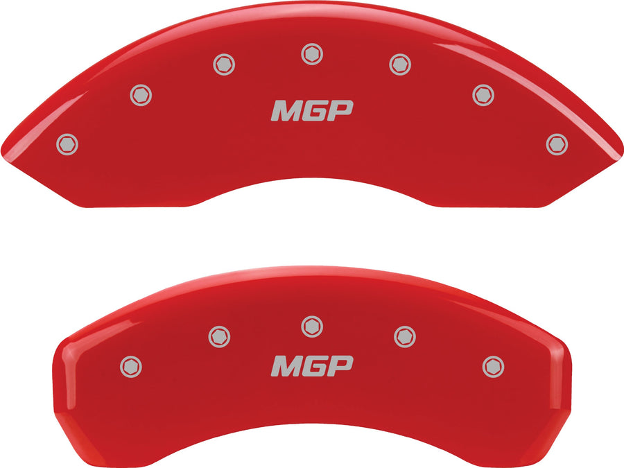 Red MGP 12005SMGPRD Dodge Caliper Covers