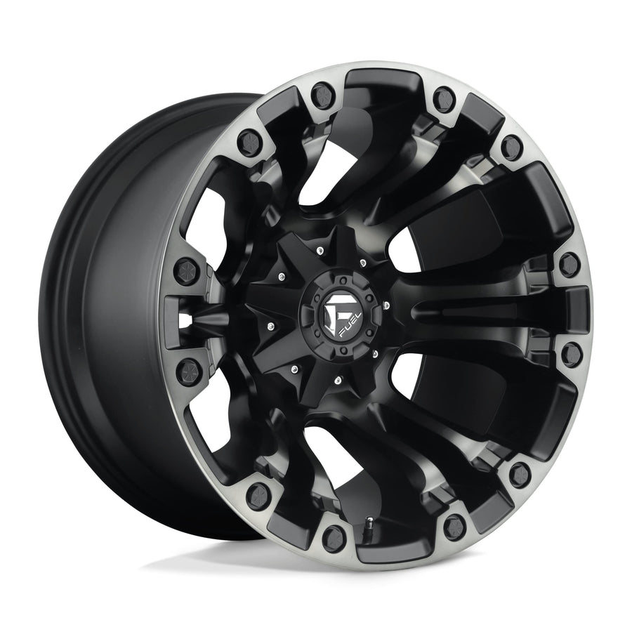 D851 VAPOR FUEL OFF-ROAD 20X9, 5X5.5/150, 5.04, 1mm MATTE BLACK GRAY TINT - D85120907050A