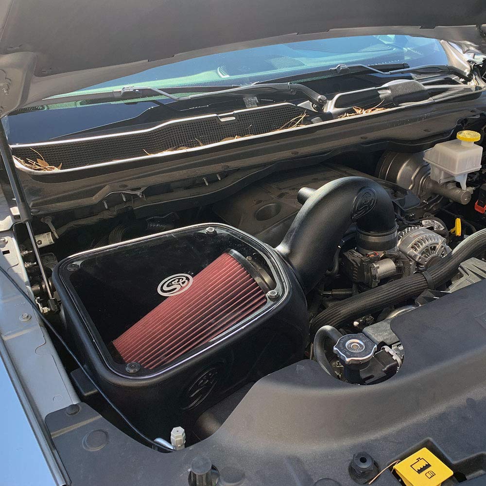 Cold Air Intake S&B Filters 75-5124 for 2019-2020 Ram 1500/2500 / 3500 New Body 5.7L Hemi (Oiled Cleanable, 8-ply Cotton Filter)